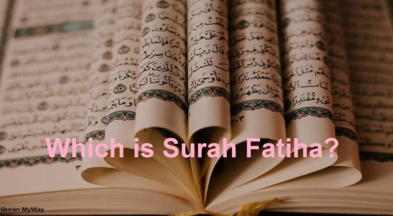 Which is Surah Fatiha