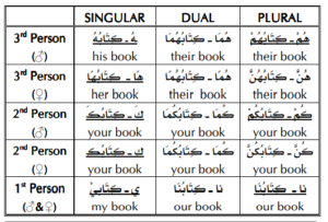 Learn Arabic Course - Arabic pronouns part 1 - QuranMyWay