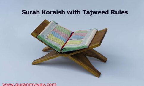 Learn Surah Quraysh with Tajweed Rules