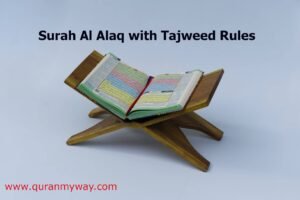 Learn Surah Al Alaq with Tajweed Rules - QuranMyWay
