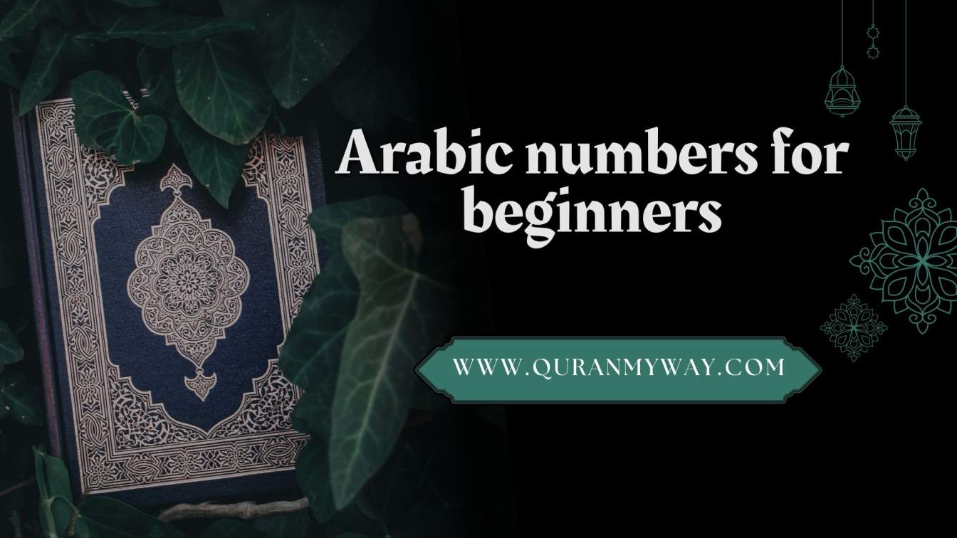 Arabic numbers for beginners